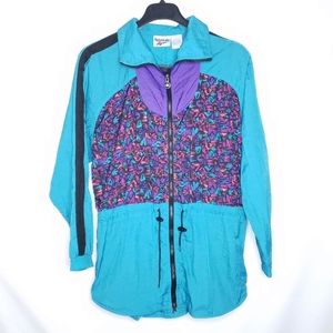 Reebok M Retro Windbreaker Track Jacket Vintage